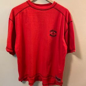 VTG Chicago bulls T-shirt - Pro-Edge 1996 - size LARGE - red w/ black stitching